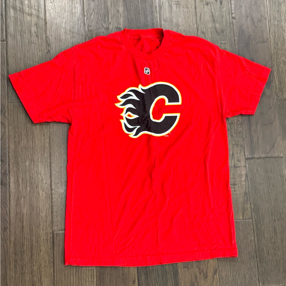 Reebok Calgary Flame #13 T-Shirt